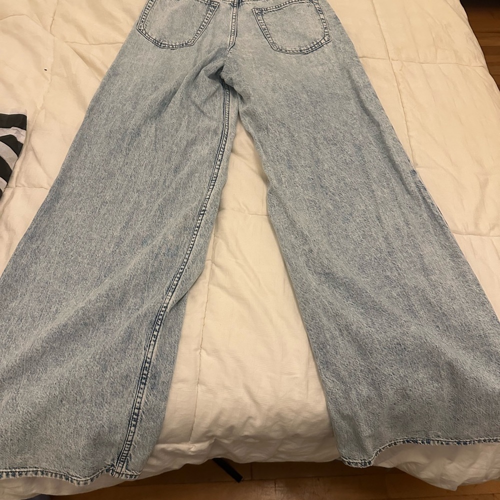 Rag & Bone - Featherweight Sophie High-Rise Full Length Ultra Wide Jeans - Picture 6 of 14